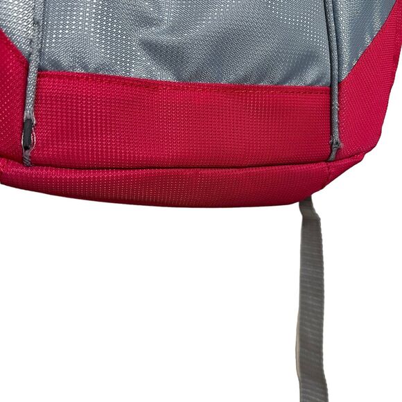 PUMA Deck Pink Light Grey Laptop Tablet Backpack With Multiple Compartments - Picture 3 of 9